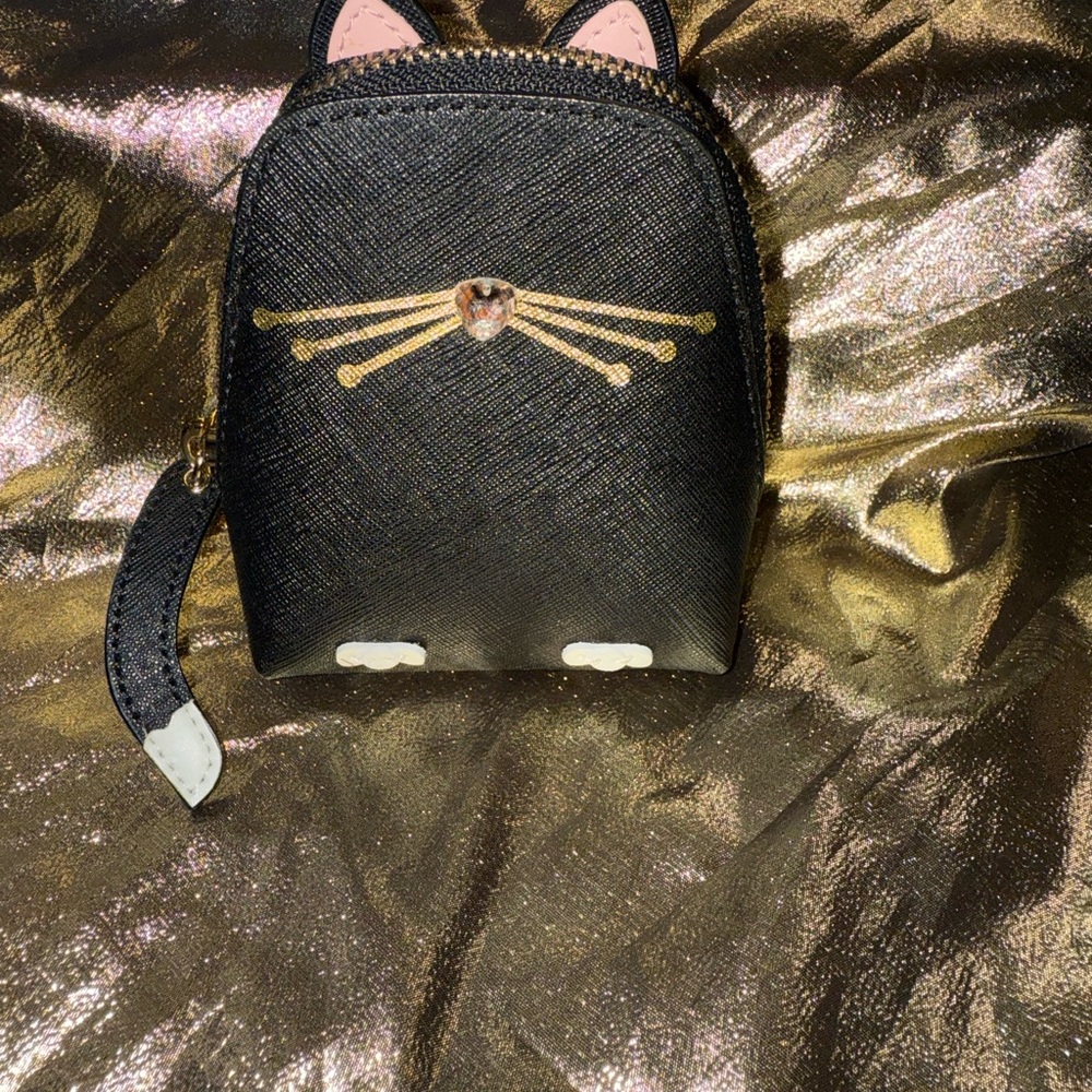 Kate Spade Black Cat Coin Purse
